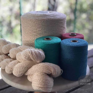 Maurice Brassard Cotton Slub, Yarn, Maurice Brassard,- Weaving, Thread Collective, Brisbane, Australia
