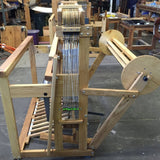 AVL home floor weaving loom in workshop - Thread Collective Australia