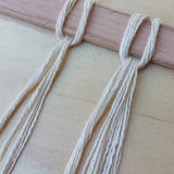 Ada fibres cotton slub string close up