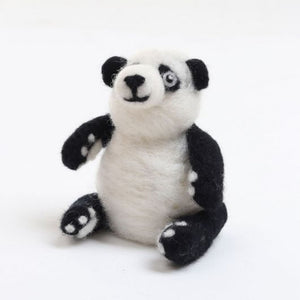 Create your own needle felted panda toy - Thread Collective Australia
