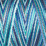 Ashford Caterpillar Cotton Yarn ocean swatch - Thread Collective Australia