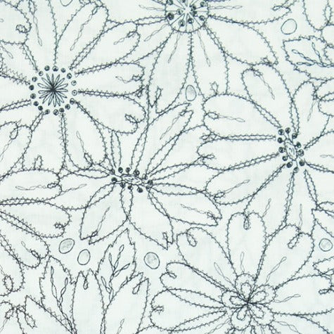 ITO flower embroidery fabrics