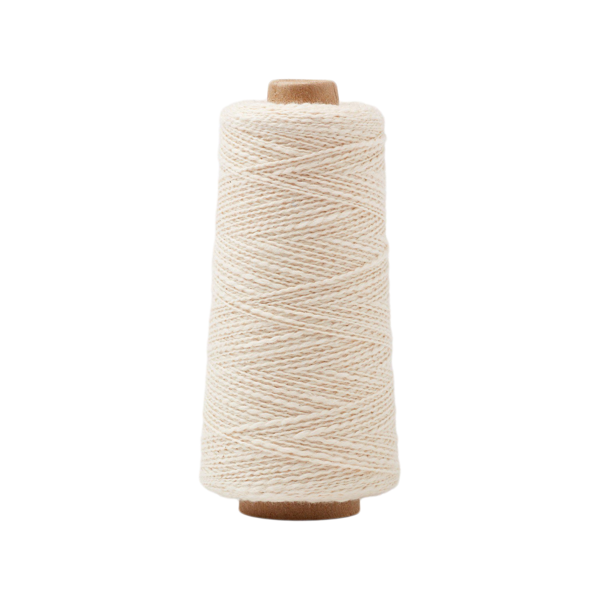 Mallo Cotton Slub Weaving Yarn ~ Natural