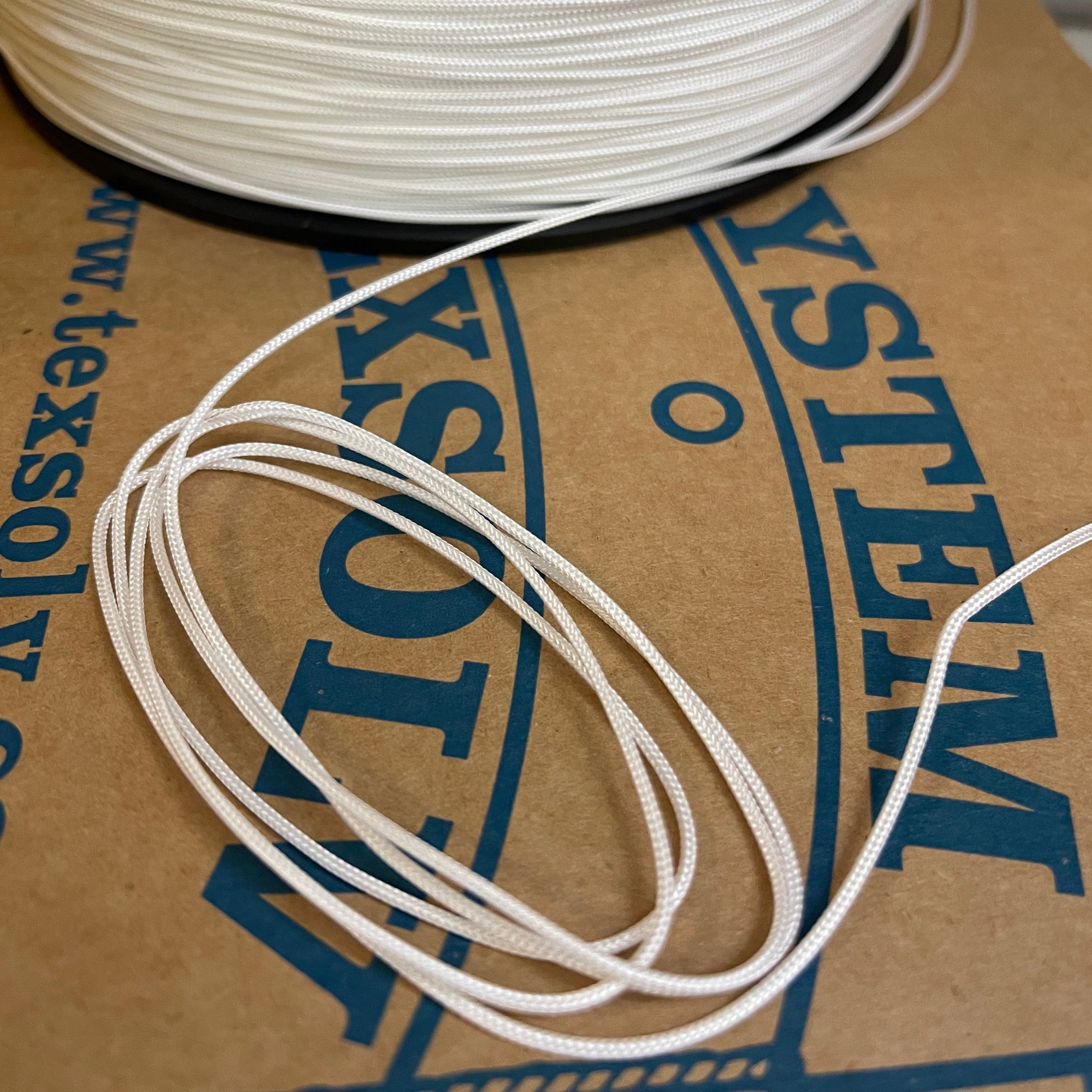 Texsolv cord for loom tie-up