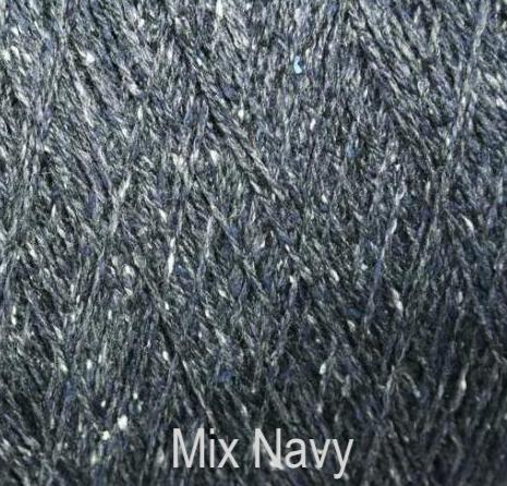 ITO Kinu 100% Silk Mix Navy