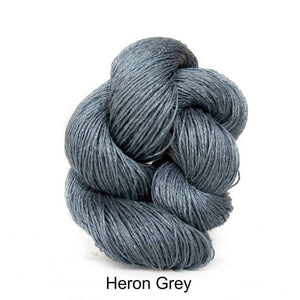Euroflax Wet Spun Linen Yarn Heron Grey 2404