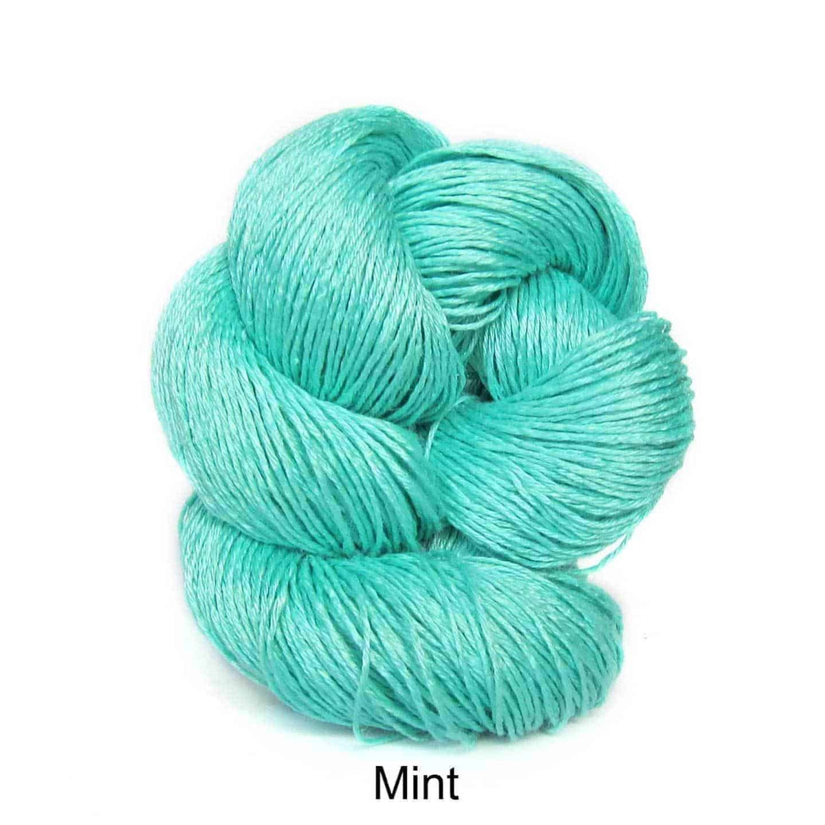 Euroflax Wet Spun Linen Yarn Mint 2614