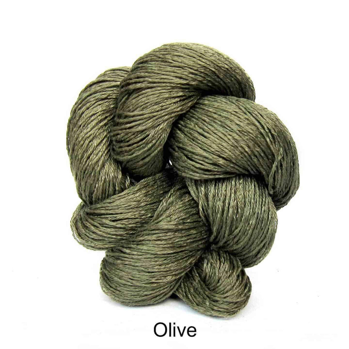 Euroflax Wet Spun Linen Yarn Olive 2414