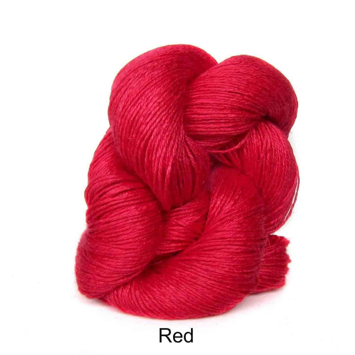 Euroflax Wet Spun Linen Yarn Red 2114