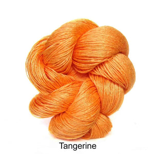 Euroflax Wet Spun Linen Yarn Tangerine 2714