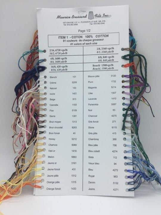 Maurice Brassard 100% Cotton 8/2 yarn, Yarn, Maurice Brassard,- Weaving, Thread Collective