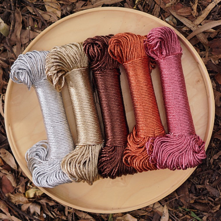 Metallic Macrame String 5mm - Thread Collective Australia