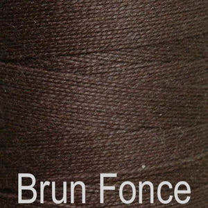 Maurice Brassard Cotton Weaving Yarn Ne 8/2 Brun Fonce 40