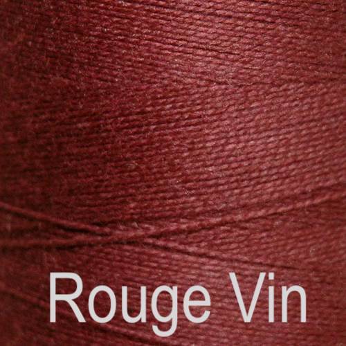 Maurice Brassard Cotton Weaving Yarn Ne 8/2 Rouge Vin 5115