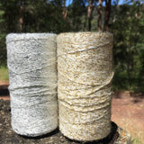 Metallic Boucle yarn for weaving - Thread Collective Australia