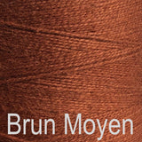 Maurice Brassard Cotton Weaving Yarn Ne 8/2 Brun Moyen 1313