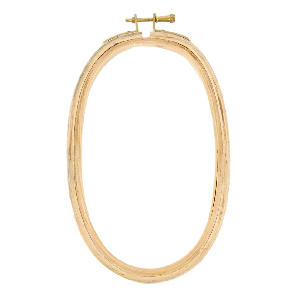 DMC Wooden embroidery hoop 6&quot; oval 12.5x20cm