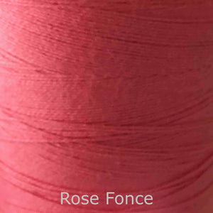 16/2 cotton weaving yarn rose fonce