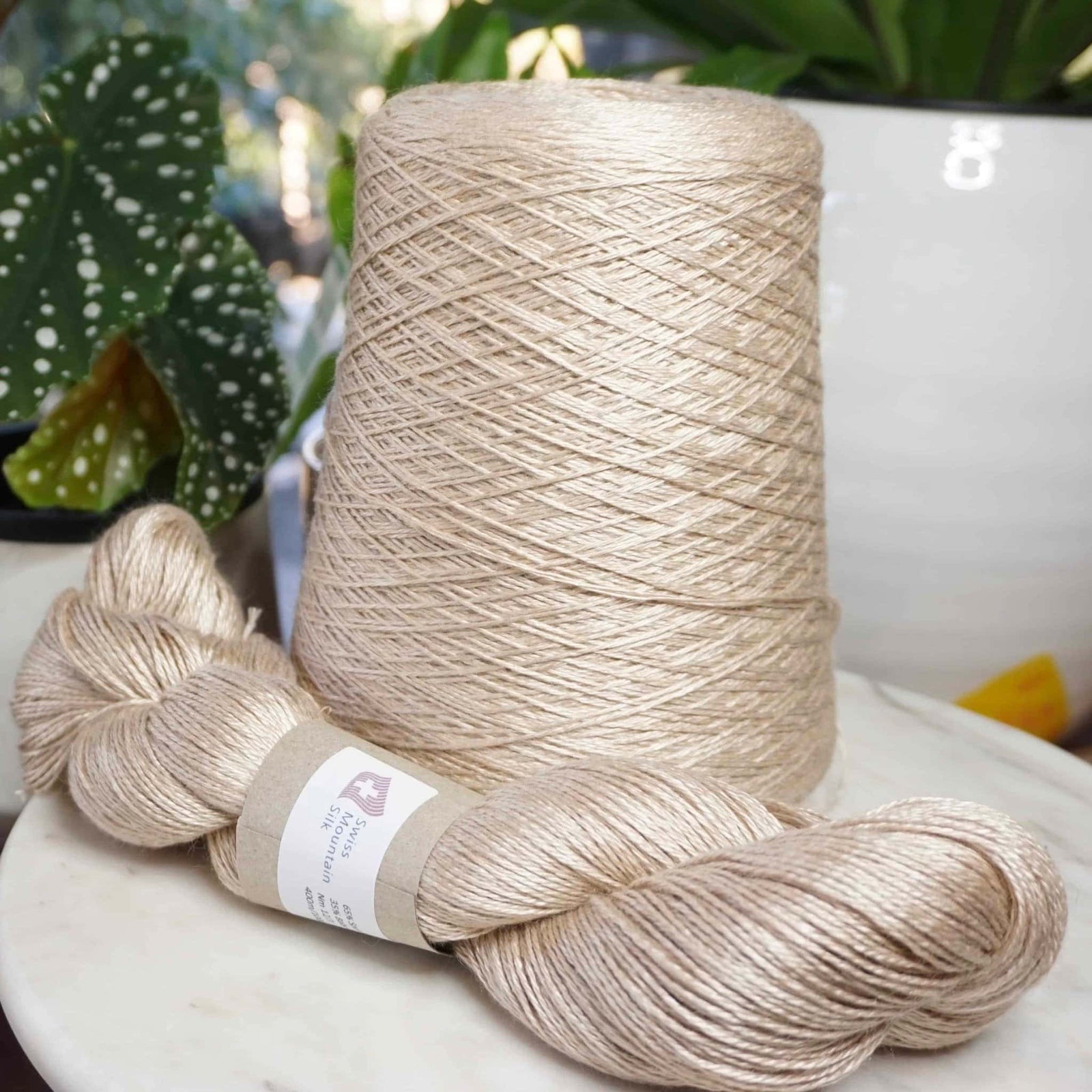 Novelty Yarn Olive Green 100% Cotton Slub Yarn/Thread Thick 'n Thin 30