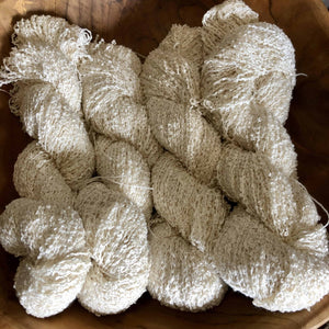 Silk Boucle Yarn skein - Swiss Mountain Silk - Thread Collective Australia