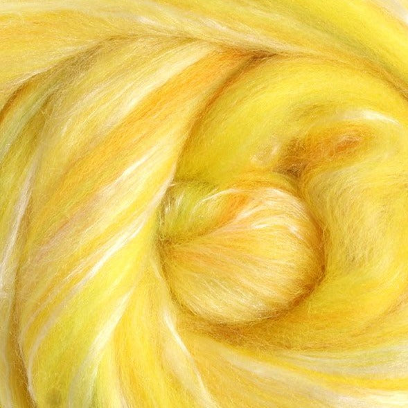 Ashford Silk Merino Fibre Citrus - Thread Collective Australia
