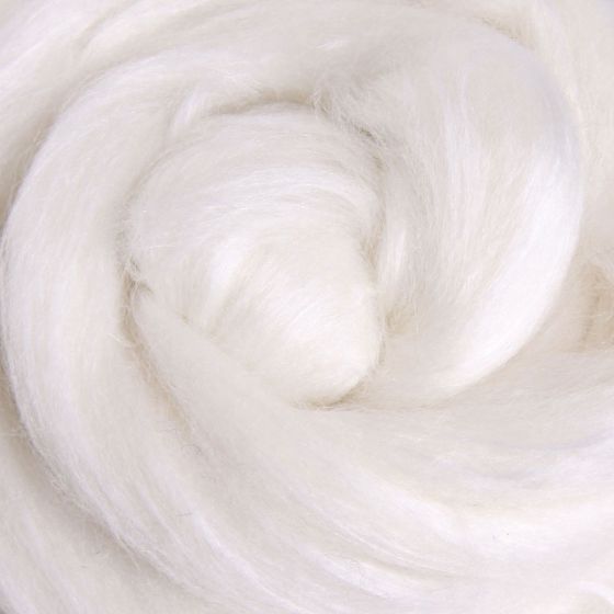 Ashford Silk Merino Fibre vanilla - Thread Collective Australia