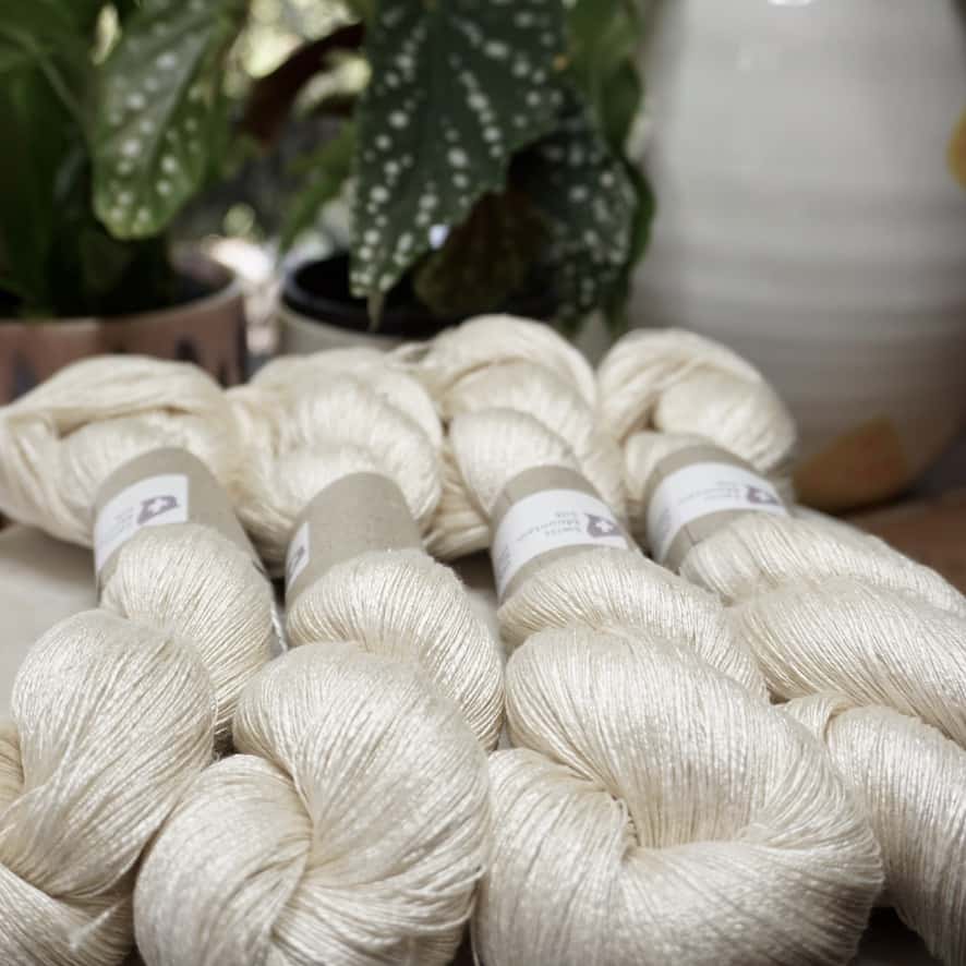 Swiss-Mulberry-Spun-Silk-Lace-Yarn-Swiss-Mountain-Silk-Thread-Collectiva-Australia 