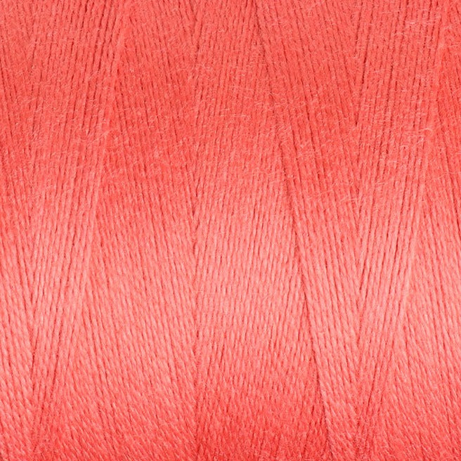 Coral Red Ashford Unmercerised Cotton Ne 5/2