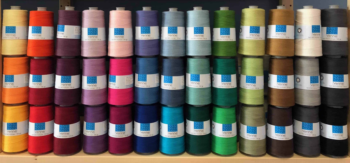 Venne 100% ORGANIC Egyptian Cotton Ne 16/2, Yarn, Venne,- Weaving, Thread Collective, Brisbane, Australia