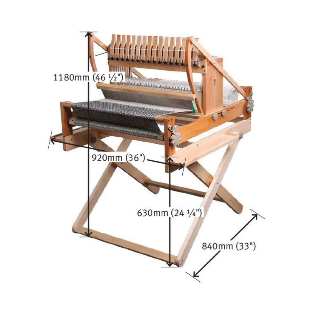 Table loom stand for 16 shaft Ashford weaving loom - Thread Collective Australia