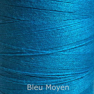 16/2 cotton weaving yarn blue moyen