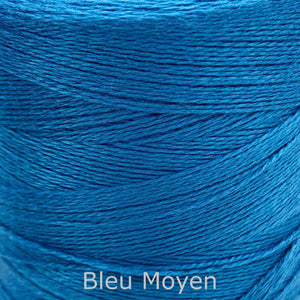 Maurice Brassard Bamboo/Cotton Ne 8/2 BLEU MOYEN - Thread Collective Australia