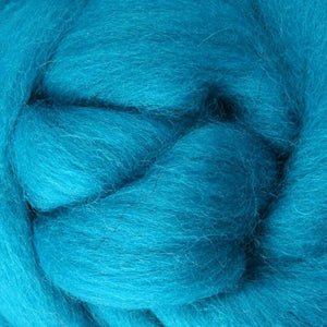 Turquoise Ashford Dyed Corriedale Sliver - 1kg