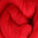 Scarlet Ashford Dyed Corriedale Sliver - 100g