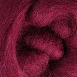 Raspberry Ashford Dyed Corriedale Sliver - 1kg