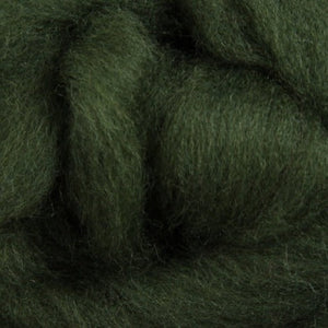 Fern Green Ashford Dyed Corriedale Sliver - 100g