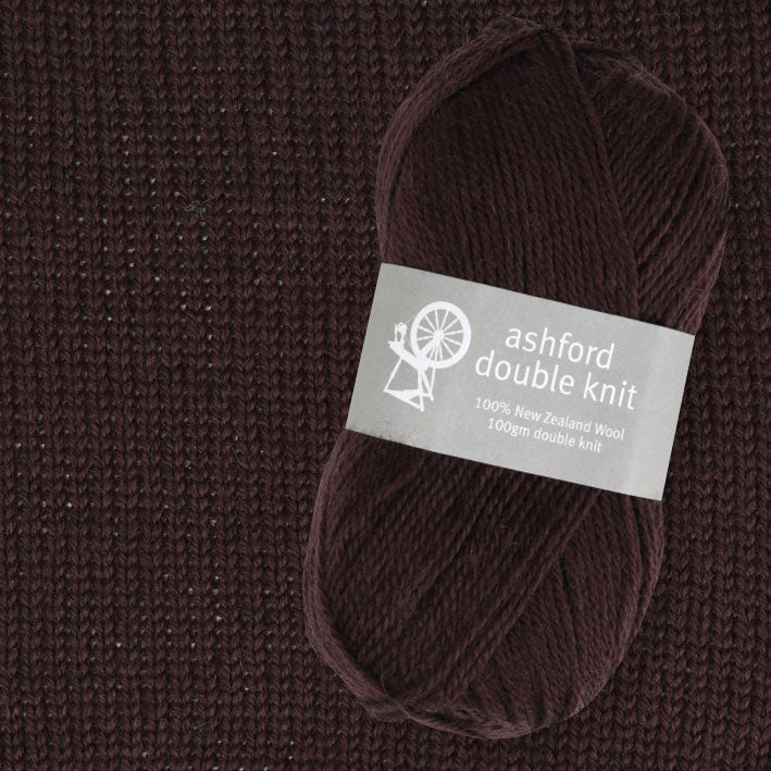 Ashford Double Knit Yarn chocolate - Thread Collective Australia