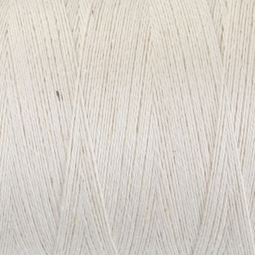 natural white Ashford Cottolin Yarns - Thread Collective Australia