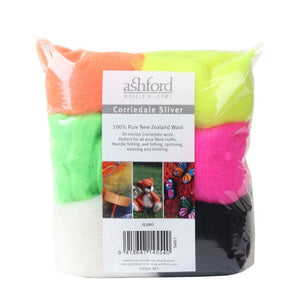 Ashford Corriedale Colour Theme Packs Fluro - Thread Collective Australia