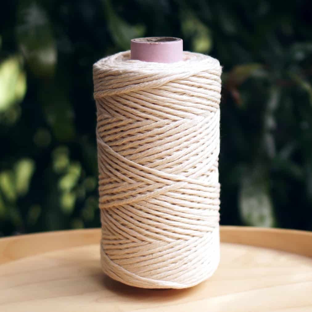 5mm Cotton Slub Macrame Yarn Ada Fibres - Thread Collective Australia