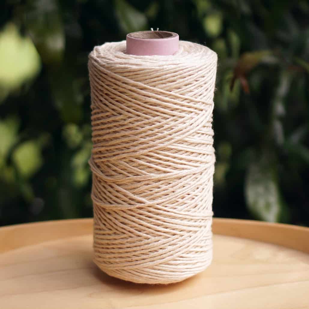 3mm Cotton Slub Macrame Yarn Ada Fibres - Thread Collective Australia