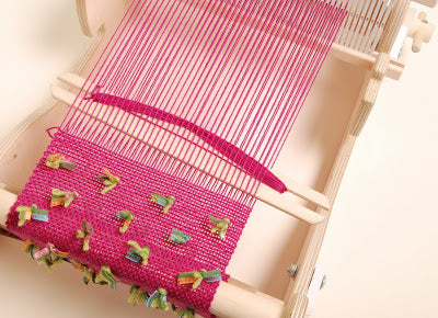 weaving on a Schacht cricket loom
