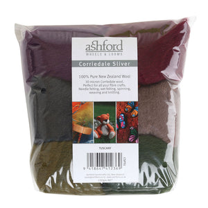 Ashford Corriedale Colour Theme Packs Tuscany - Thread Collective Australia