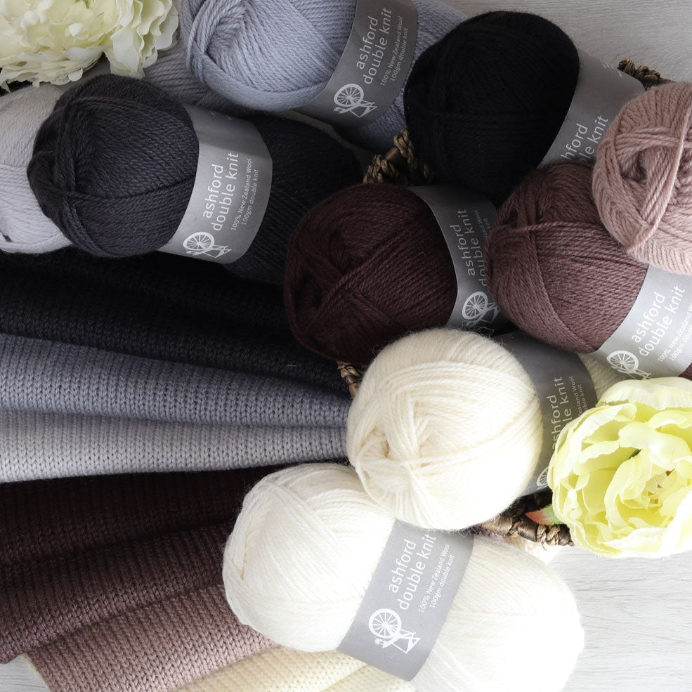 Ashford Double Knit Yarn in different colours - Thread Collective Australia