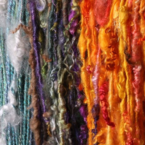 ashford jumbo e-spinner colourful yarns - Thread Collective Australia