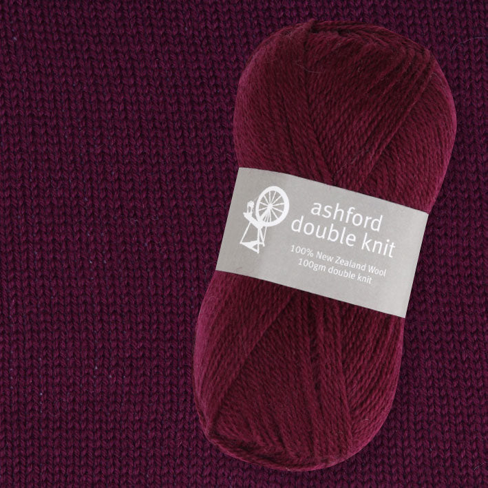 Ashford Double Knit Yarn garnet - Thread Collective Australia