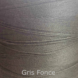 16/2 cotton weaving yarn gris fonce