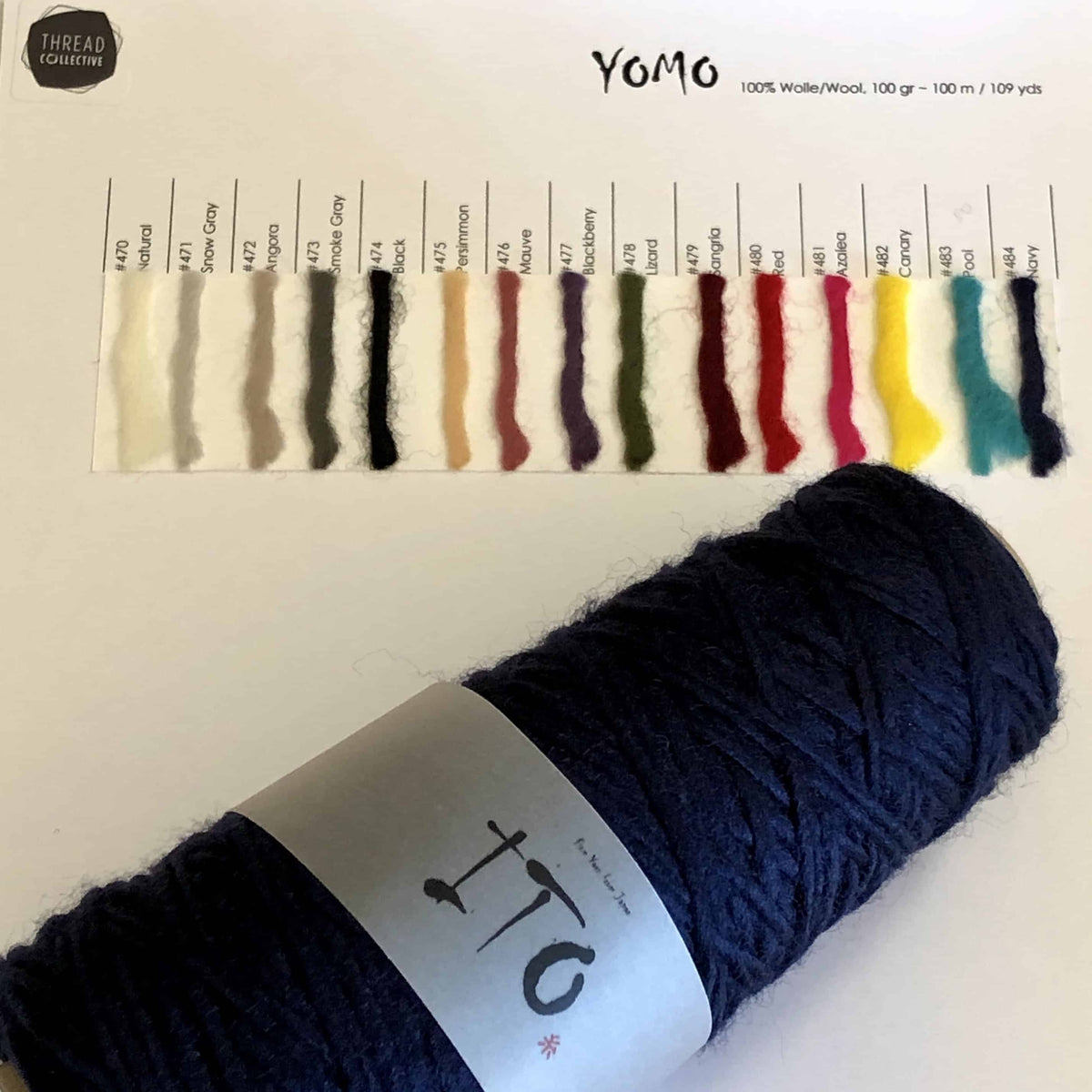 ITO Yomo Colour Card - Thread Collective Australia