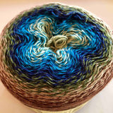 Scheepjes Whirl Knitting Yarn - Salted Caramel Matcha 774