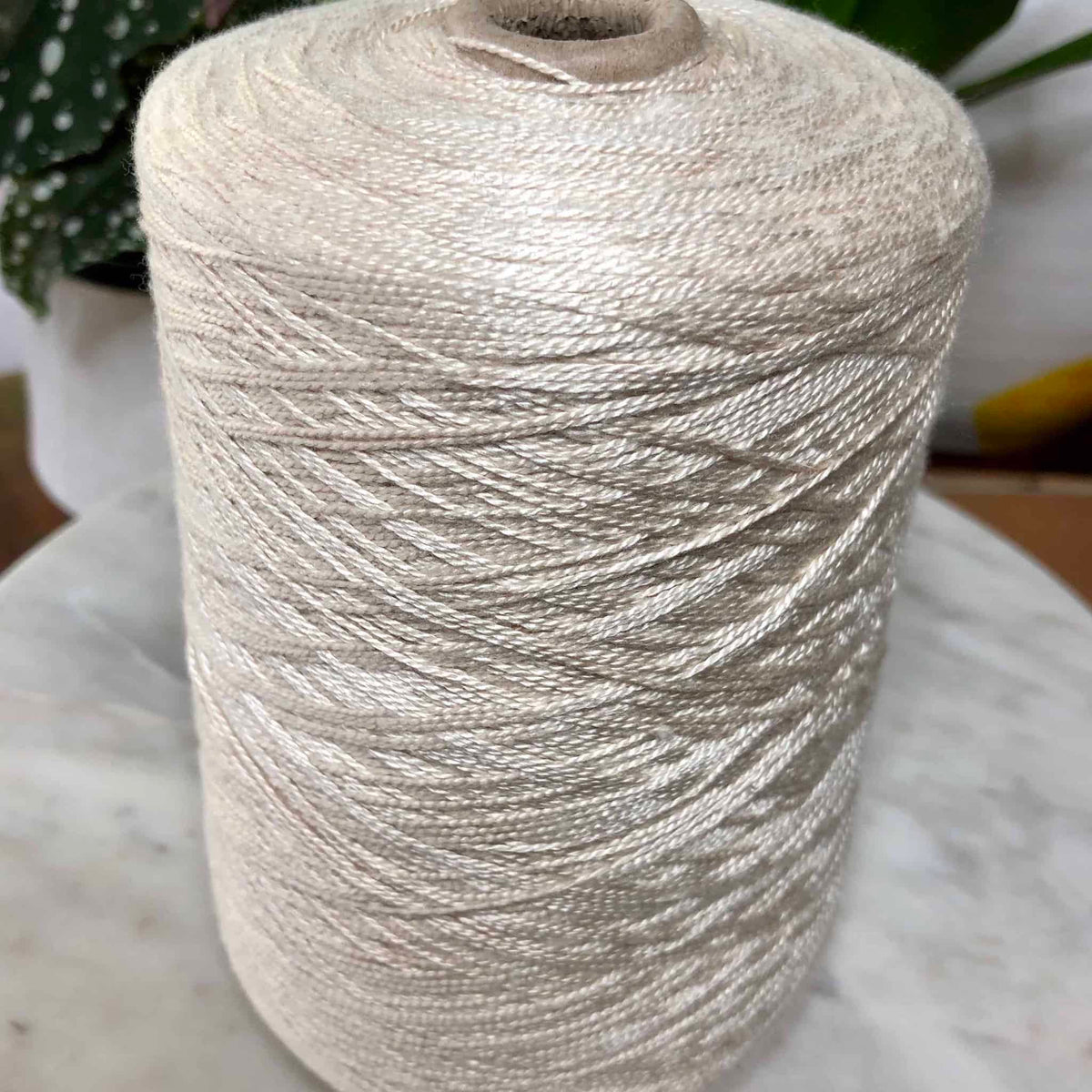 Thick 100% Lavender Yarn cone